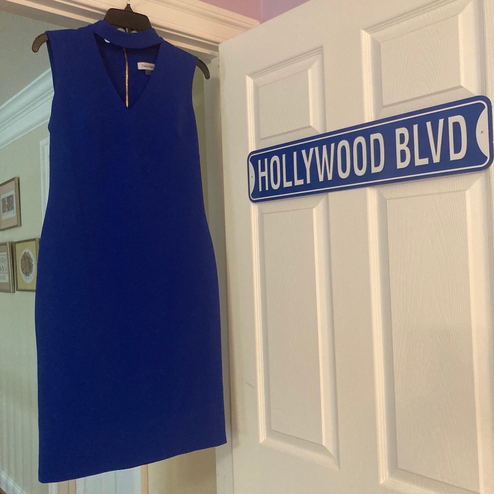 Royal Blue Calvin Klein Dress
